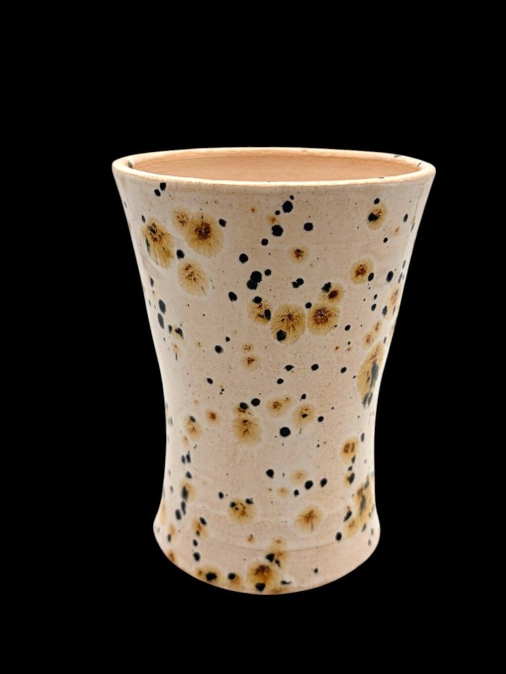 Signed Studio Pottery Speckled Stoneware Mug Handmade Artisan Coffee Cup 5" - Picture 4 of 11